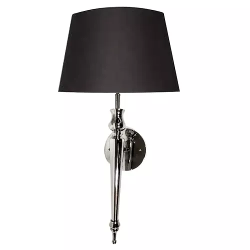 Wandlamp Dakota 19x19x65cm Incl. zwarte kap