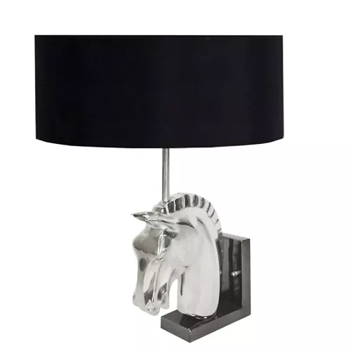 Wandlamp Paard 18x8x40cm Incl. zwarte kap
