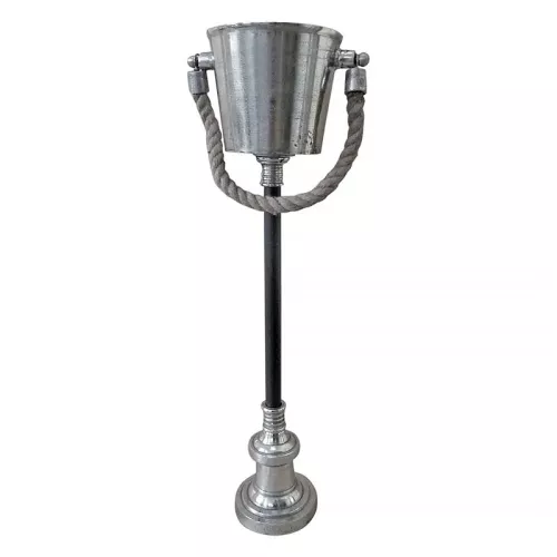 Wijnkoeler op voet 25x18x74cm Base: 13.5cm