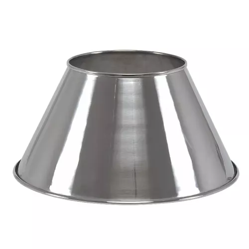 Lampenkap 30x30x16cm zilver