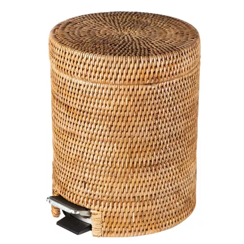 Pedaalemmer Jada 23x23x30cm Naturel