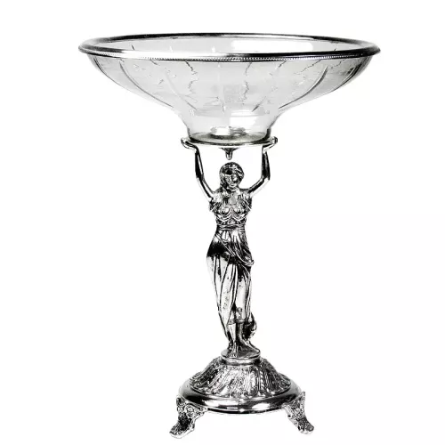 Schaal op voet 34x34x44cm