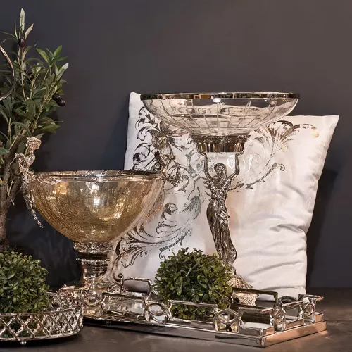 Payaa Schaal op voet 34x34x44cm (111335)