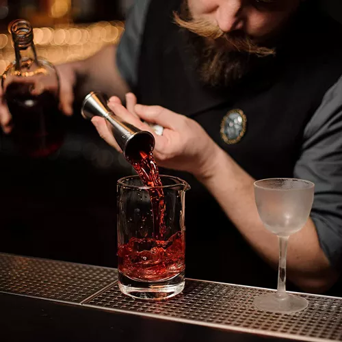 Payaa 30-delige roestvrijstalen cocktailshaker set 750ml shaker met 360° draaibare acrylbasis (8052025)